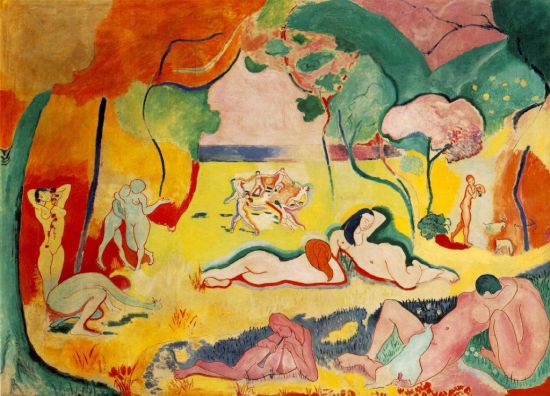亨利·马蒂斯,《生活的欢乐》(Le bonheur de vivre,1905)